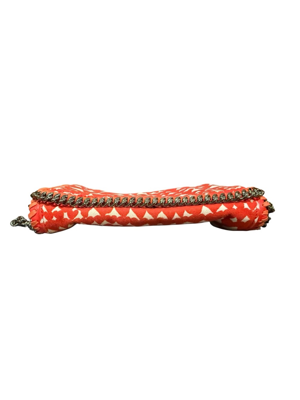 Stella McCartney Falabella Heart Print Canvas Chain Crossbody Clutch Bag - Picture 3 of 13